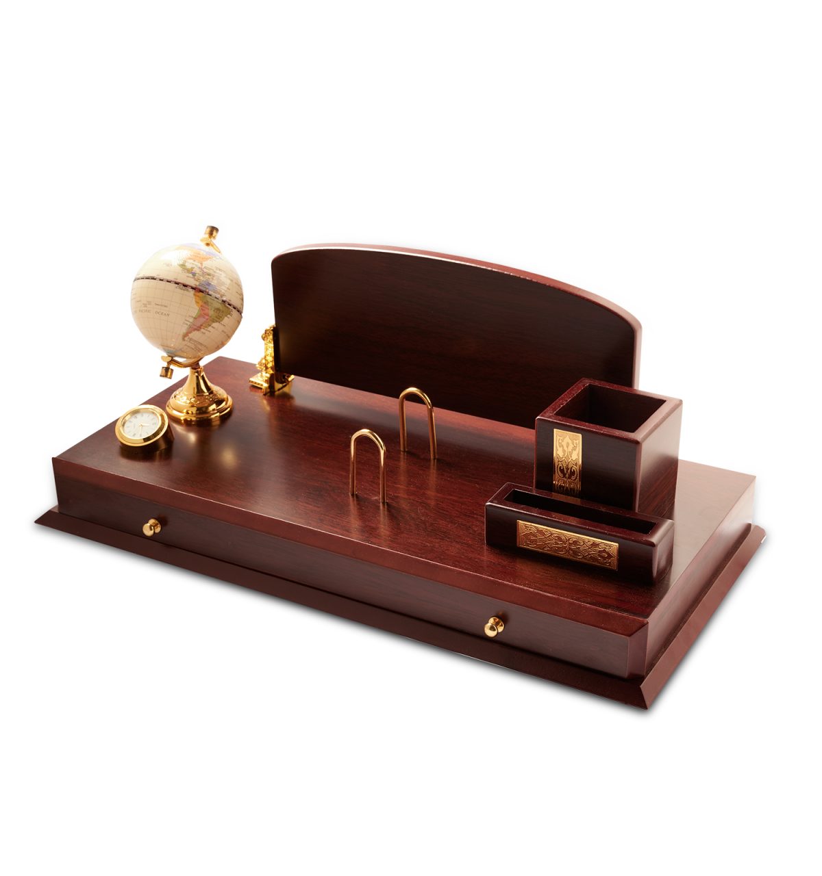 Desk Name 19018 BROWN - Image 1